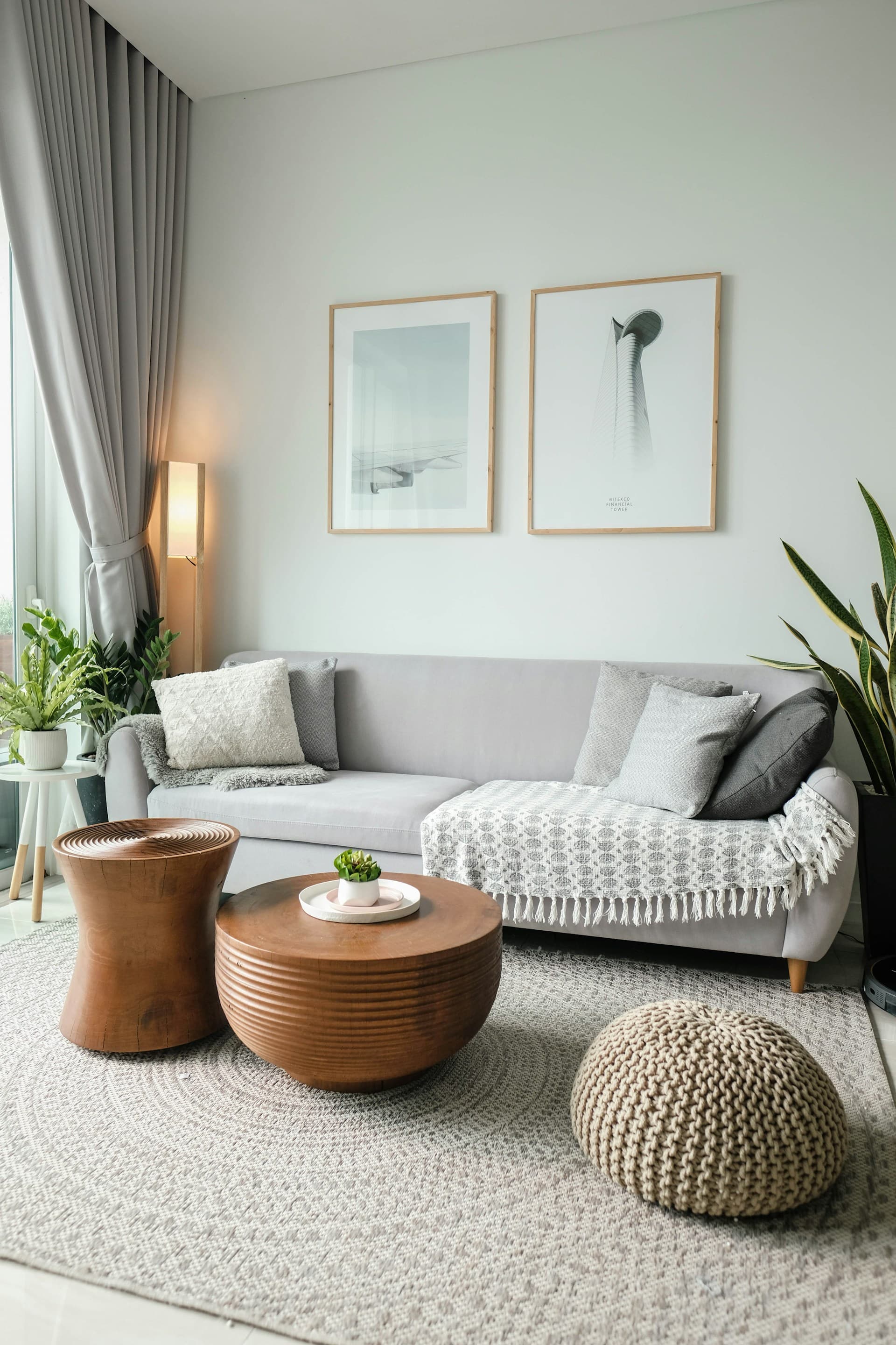 Bright, freshly cleaned Melbourne living room with natural light