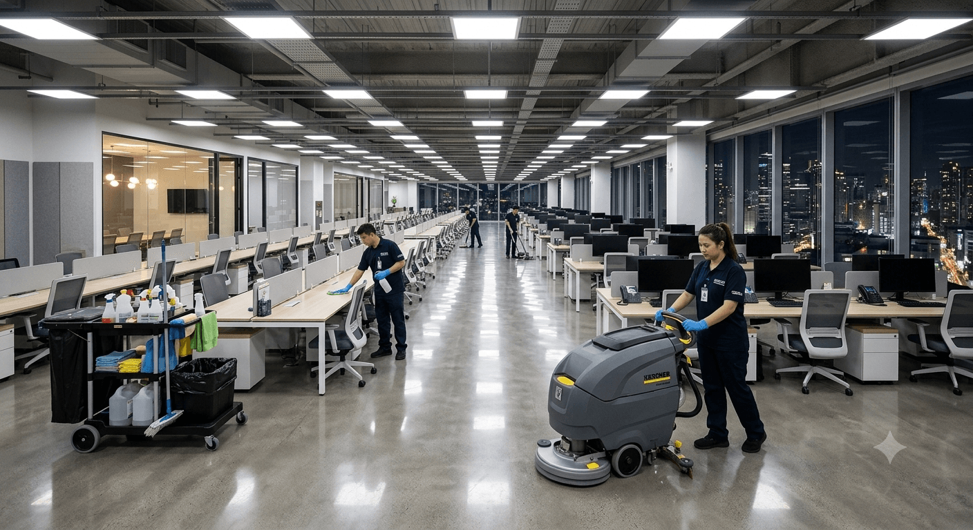 Ozway commercial cleaning across Melbourne workplaces